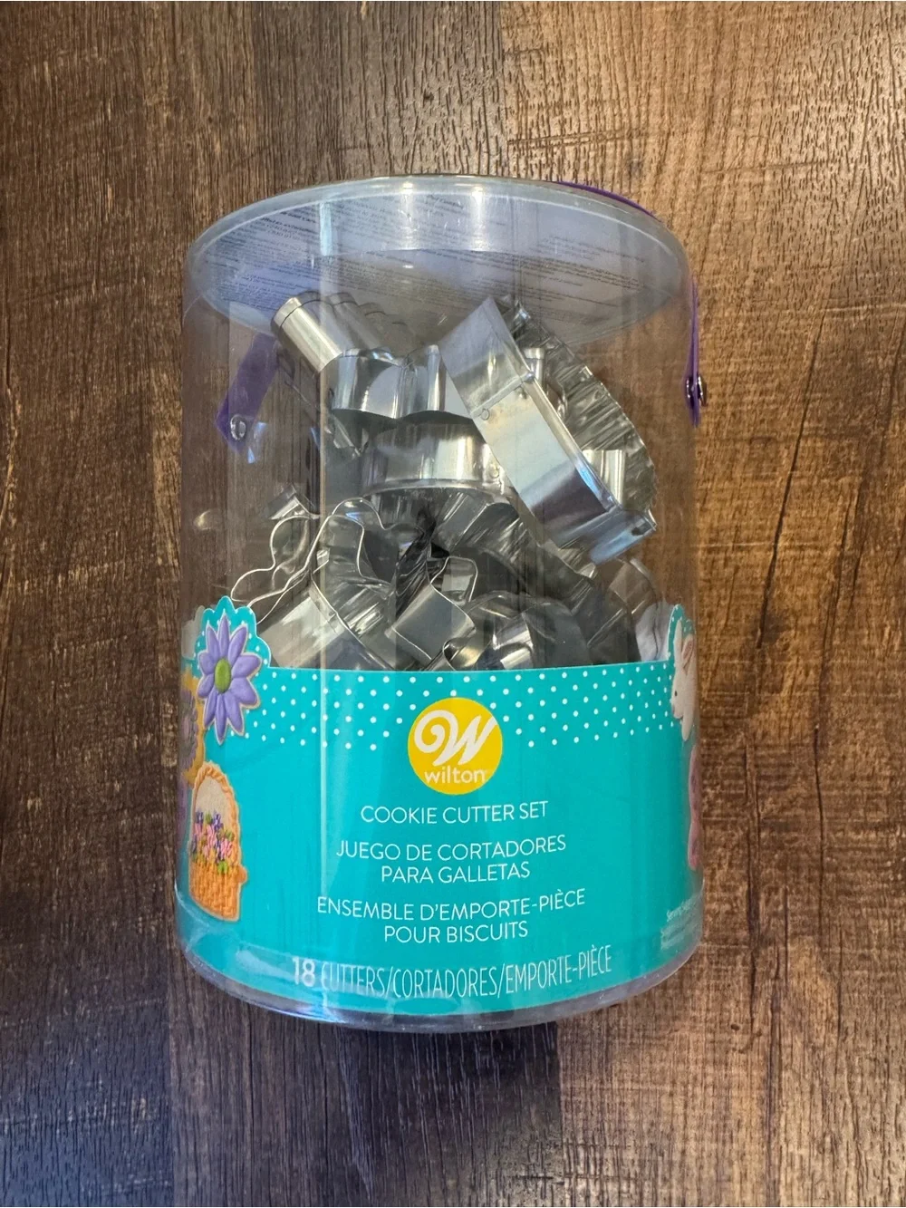 Wilton Silver Cookie Cutter Set - Silver Metal 18-Piece